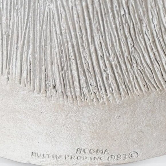 Acoma Pueblo 1983 Pottery La Madre Indian Sculpture Pierce Austin Production - Picture 3 of 7